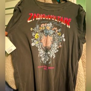 Zadig and Voltiere graphic tee medium